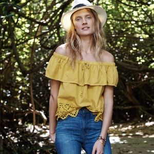 Madewell Balcony Off The Shoulder Top